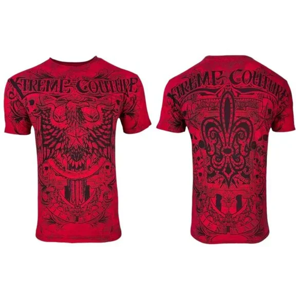 Xtreme Couture by Affliction Men's T-Shirt Patron Biker Y2K S-5XL - Picture 2 of 8